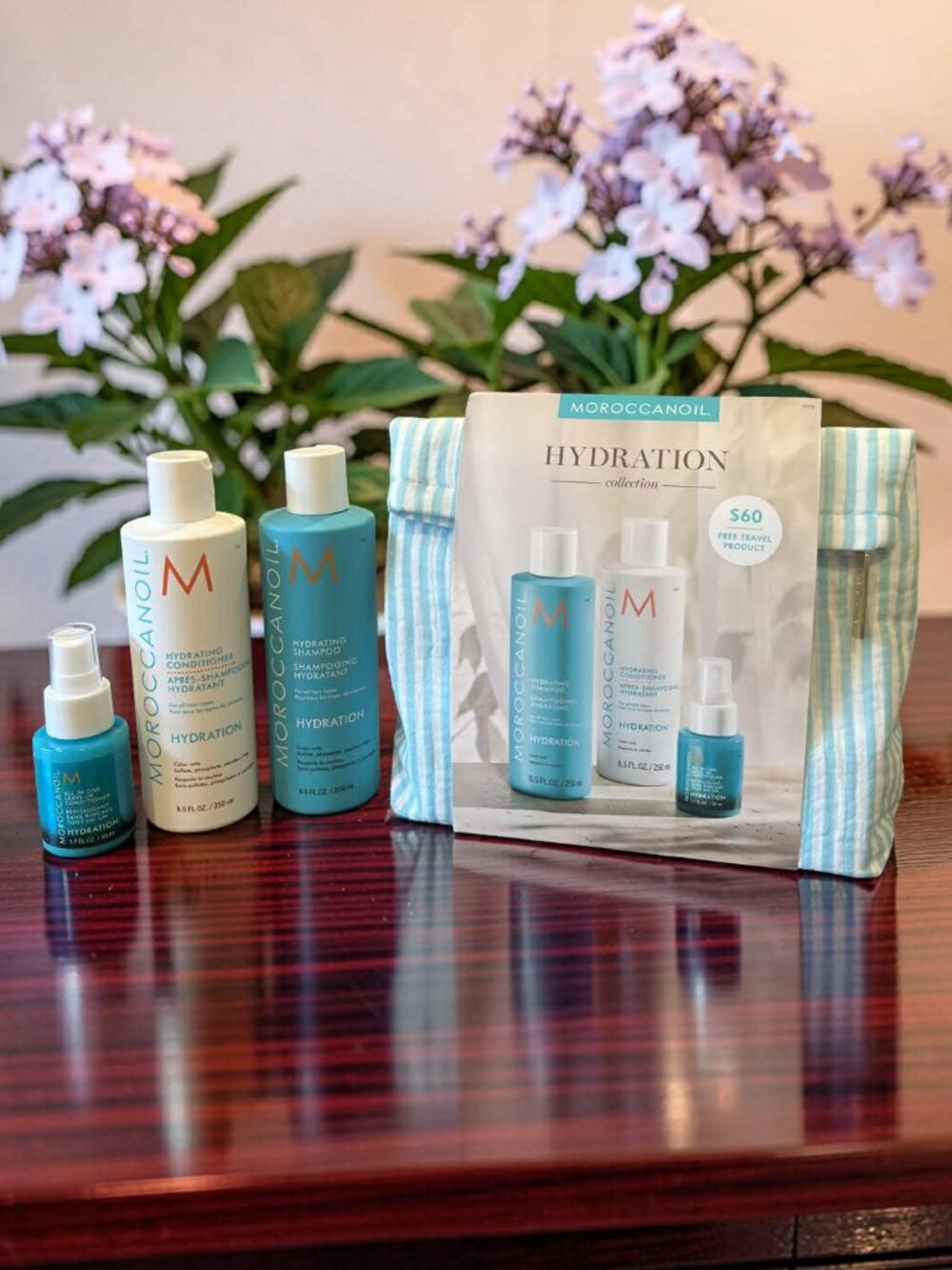 Moroccanoil Hydration Shampoo Conditioner All In One Conditioner Cosmetic Bag